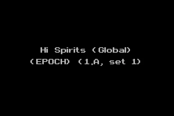 Hi Spirits (Global) (EPOCH) (1.A, set 1)