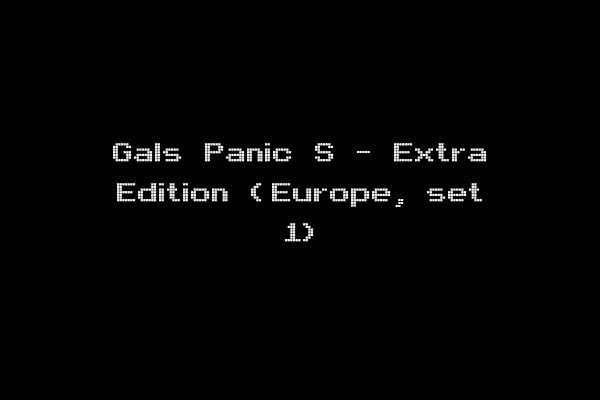 Gals Panic S - Extra Edition (Europe, set 1)