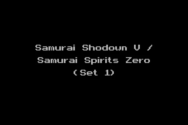 Samurai Shodown V / Samurai Spirits Zero (Set 1)